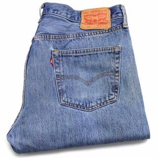 リーバイス(Levi's)のメキシコ製 Levi'sリーバイス 501 ブリーチ飛び デニムパンツ w36 L30★SDP2835 ジーンズ ストレート ダメージ ボロ オーバーサイズ(デニム/ジーンズ)