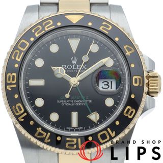 ロレックス(ROLEX)のロレックス GMTマスター2 GMT-Master 2
 116713LN(ﾗﾝﾀﾞﾑ) 箱 保証書 K18YG/SS メンズ時計 ブラック 仕上げ済 美品 【中古】(その他)