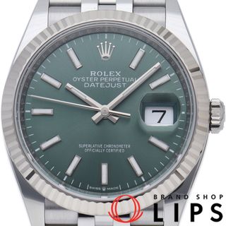 ロレックス(ROLEX)のロレックス デイトジャスト 36 メンズ時計 ジュビリー ミントグリーン Datejust 36 126234(ﾗﾝﾀﾞﾑ) 箱 保証書 K18WG/SS メンズ時計 グリーン 美品 【新品】(その他)