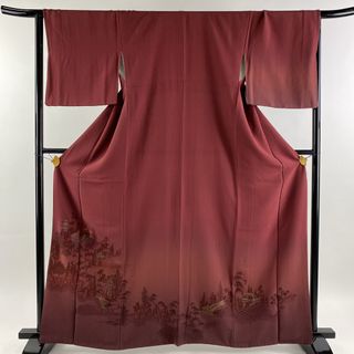 訪問着 身丈163.5cm 裄丈67cm 正絹 秀品 【中古】(着物)