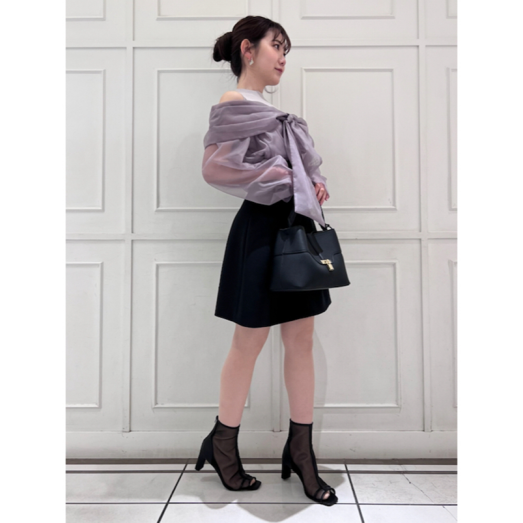 SNIDEL - スナイデル snidel リボンシャツキャミセットニット SNIDEL - スナイデル snidel リボンシャツキャミセットニット