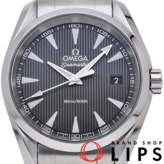 オメガ(OMEGA)のオメガ シーマスター アクアテラ 150M クォーツ 38.5mm Seamaster Aqua Terra 150M 38.5mm 231.10.39.60.06.001 箱 保証書 SS メンズ時計 グレー 仕上げ済 美品 【中古】(その他)