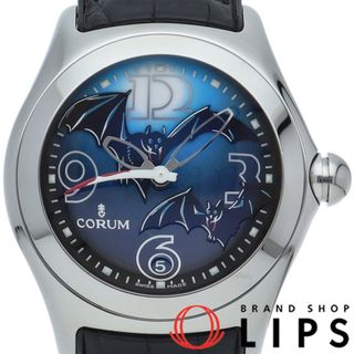 CORUM - コルム バブル バッド ウォッチ リミテッド エディション 2005 Bubble 082.150.20 箱 SS/革 メンズ時計 ブラック 仕上げ済 美品 【中古】