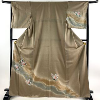 訪問着 身丈166.5cm 裄丈67cm 正絹 美品 秀品 【中古】(着物)