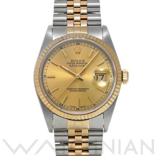 ロレックス(ROLEX)の中古 ロレックス ROLEX 16233 X番(1993年頃製造) シャンパン メンズ 腕時計(腕時計(アナログ))