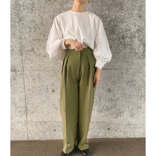 セレクトモカ(SELECT MOCA)のセレクトモカ　ダブルタックルーズデザインパンツ(カジュアルパンツ)