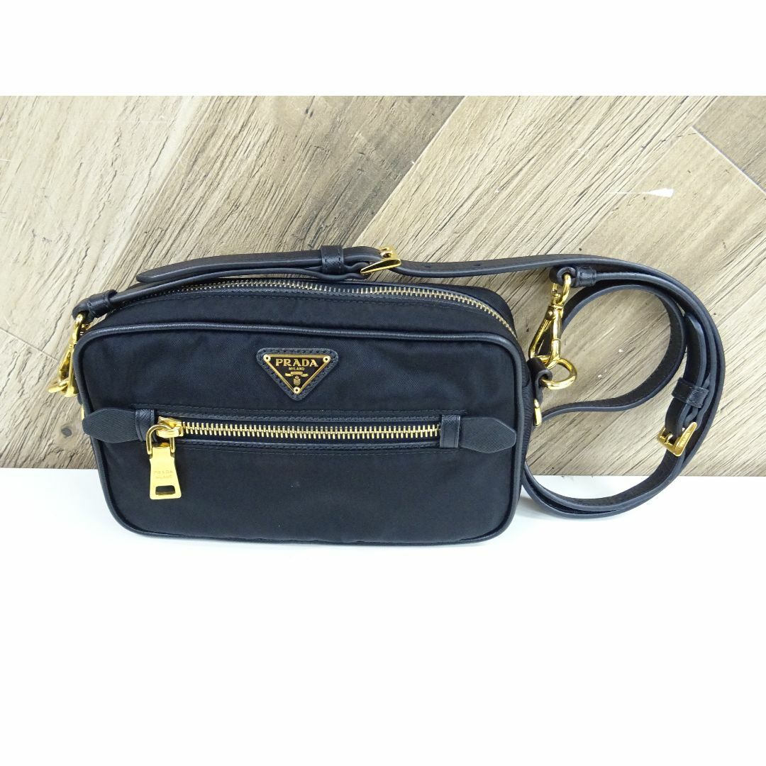 PRADA - M博035 / PRADA プラダ ショルダーバッグ ナイロン レザー