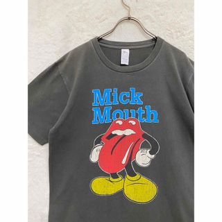 ミュージックティー(MUSIC TEE)の古着 ローリングストーンズ ビンテージTシャツ Men's-Mサイズ スミクロ(Tシャツ/カットソー(半袖/袖なし))