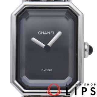 シャネル(CHANEL)のシャネル プルミエール L ウォッチ Premiere H0451 SS/革 レディース時計 ブラック 仕上げ済 美品 【中古】(腕時計)