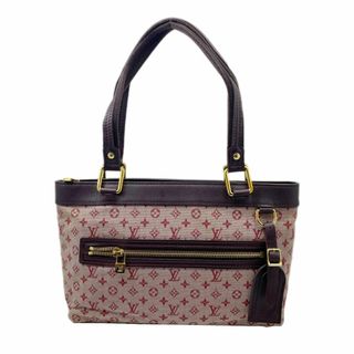 ルイヴィトン(LOUIS VUITTON)のLOUIS VUITTON ルイヴィトン ルシーユPM スリーズ モノグラムミニ・キャンバスハンドバッグ ショルダーバッグ　イニシャルあり　レディース　レディース(トートバッグ)