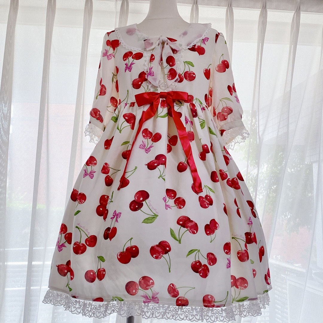 Angelic Pretty - ドレンチェリー ワンピースの通販 by 綺凛's Angelic Pretty - ドレンチェリー ワンピースの通販 by 綺凛's