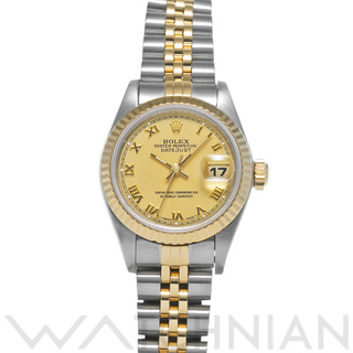 ロレックス(ROLEX)の中古 ロレックス ROLEX 69173 W番(1995年頃製造) シャンパン レディース 腕時計(腕時計)
