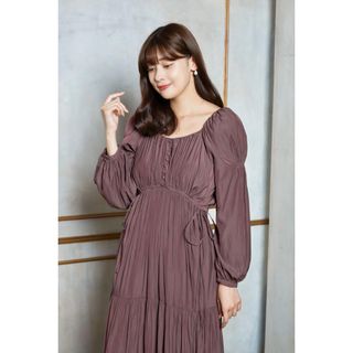 ハーリップトゥ(Her lip to)のherlipto Side Bow Satin Long Dress(ロングワンピース/マキシワンピース)