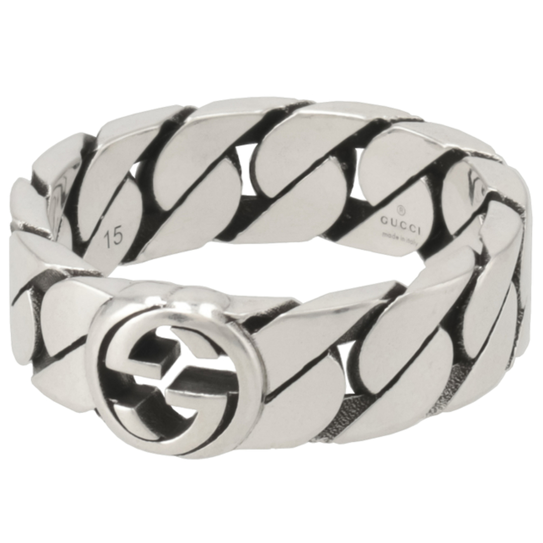 GUCCI - グッチ/GUCCI 指輪 メンズ RG INTERL'G G, 6MM リング GUCCI - グッチ/GUCCI 指輪 メンズ RG INTERL'G G, 6MM リング