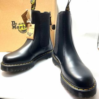 ドクターマーチン(Dr.Martens)の【新品】ドクターマーチン　HI BEX Ｗ/ZIP サイドゴア　バックジップ　黒(ブーツ)