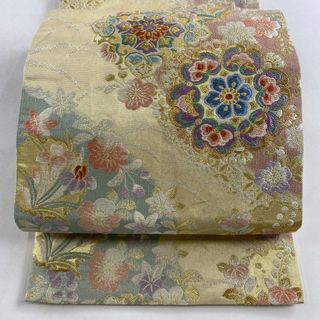 袋帯 美品 名品 六通 正絹 【中古】(帯)