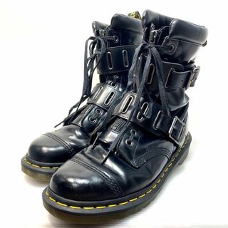 ドクターマーチン(Dr.Martens)の【美品・希少】ドクターマーチン　QUYNN　ジャングルブーツ　ファイヤーマン　黒(ブーツ)