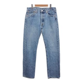 リーバイス(Levi's)のLevi's リーバイス 501 デニムパンツ ライトブルー (メンズ W32 L32) 中古 古着 Q8301(デニム/ジーンズ)