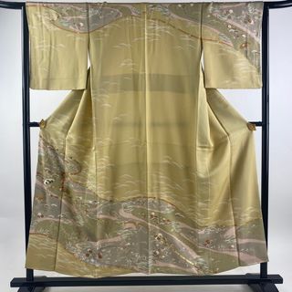 訪問着 身丈153cm 裄丈64cm 正絹 名品 【中古】(着物)