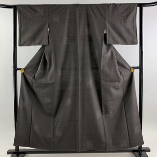 紬 身丈157cm 裄丈63cm 正絹 美品 秀品 【中古】(着物)