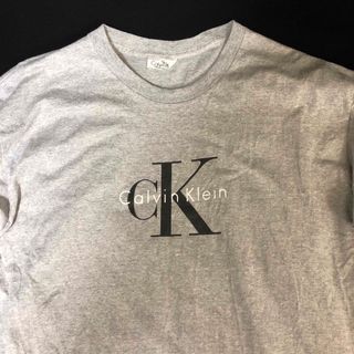 カルバンクライン(Calvin Klein)のカルバンクライン calvin clein Tシャツ グレー 90s アメリカ(Tシャツ/カットソー(半袖/袖なし))