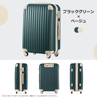 Lサイズ スーツケースキャリーバッグキャリーケース7日-14日大型 TSAロック(スーツケース/キャリーバッグ)