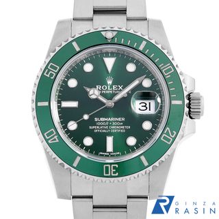 ロレックス(ROLEX)のロレックス サブマリーナ デイト 116610LV グリーン ランダム番 メンズ 中古 腕時計(腕時計(アナログ))