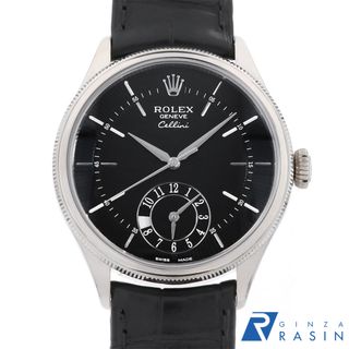 ロレックス(ROLEX)のロレックス チェリーニ デュアルタイム 50529 ブラック ランダム番 メンズ 中古 腕時計(腕時計(アナログ))