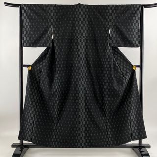 紬 身丈157cm 裄丈63cm 正絹 美品 秀品 【中古】(着物)