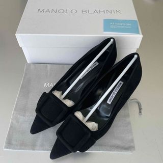 MANOLO BLAHNIK - 【美品】MANOLO BLAHNIK マノロブラニク メイセール50 