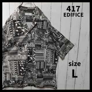 フォーワンセブンエディフィス(417 EDIFICE)の【417 EDIFICE】Patterned Shirt　D1277(シャツ)