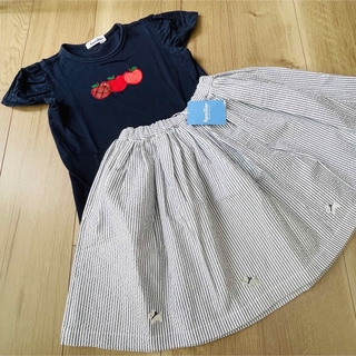 familiar - ファミリア　Tシャツ　スカート　セット　新品