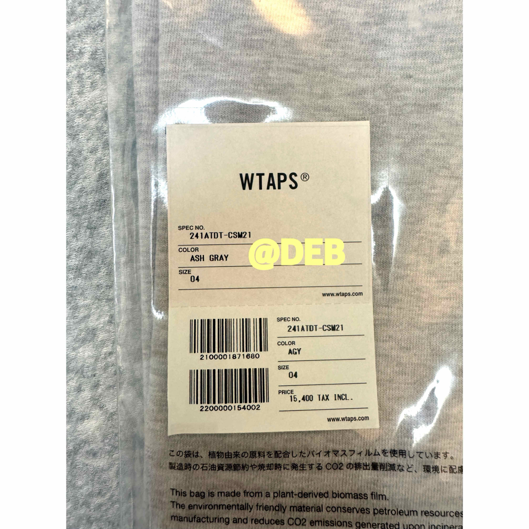 W)taps - WTAPS 24SS ACADEMY SS TEE ASH GRAY XLサイズの通販 W)taps - WTAPS 24SS ACADEMY SS TEE ASH GRAY XLサイズの通販