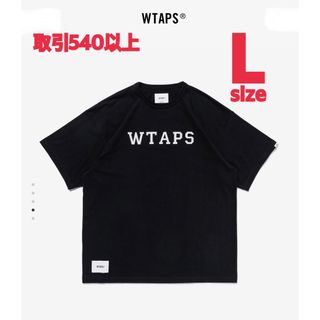 ダブルタップス(W)taps)のWTAPS 2024SS ACADEMY SS TEE BLACK Lサイズ(Tシャツ/カットソー(半袖/袖なし))