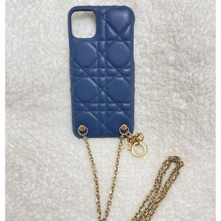 クリスチャンディオール(Christian Dior)のディオール　iPhoneケース　スマホケース　ブルー(iPhoneケース)