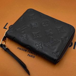 LOUIS VUITTON - 【極美品】 ルイヴィトン ジッピー・コインパース  モノグラム アンプラント 茶