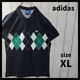 アディダス(adidas)の【adidas】Argyle Plaid Polo Shirt　D1278(ポロシャツ)