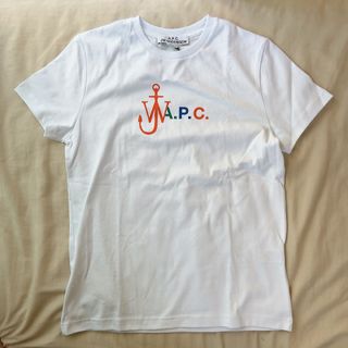 アーペーセー(A.P.C)のA.P.C.アーペーセー　JW ANDERSON Tシャツ 白 半袖　S(Tシャツ/カットソー(半袖/袖なし))