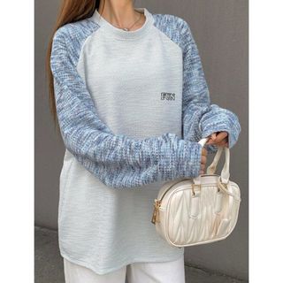 シーイン(SHEIN)の〈SHEIN〉DAZY ニットトップス(ニット/セーター)