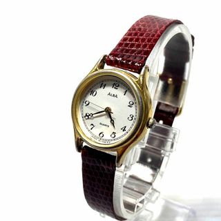 アルバ(ALBA)の【稼働品　新品ベルト】ALBA SEIKO 腕時計　クォーツ　3針　ラウンド(腕時計)