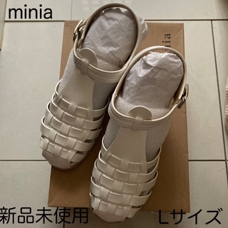 minia - 新品未使用　minia グルカサンダル　Lサイズ