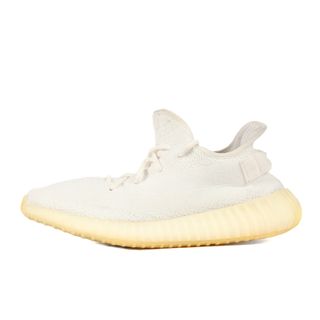 アディダス(adidas)のadidas アディダス サイズ:27.0cm YEEZY BOOST 350 V2 CREAM WHITE 2018年製 CP9366 イージーブースト ホワイト 白 US9 ローカット スニーカー コラボ シューズ 靴【メンズ】【中古】(スニーカー)