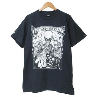 ステューシー(STUSSY)のステューシー カスタメイド NO2 Tシャツ 半袖 カットソー プリント 黒(Tシャツ/カットソー(半袖/袖なし))