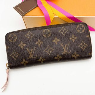 ルイヴィトン(LOUIS VUITTON)のLOUIS VUITTON  ヴィトン　モノグラム　クレマンス　ローズ　長財布(財布)