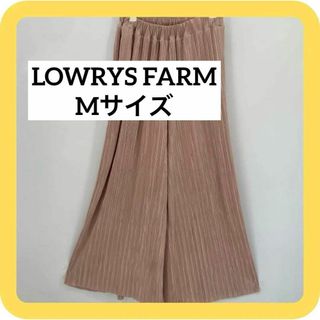 ローリーズファーム(LOWRYS FARM)のLOWRYS FARM Mサイズ　ローリーズファーム　ピンク　とろみ　ガウチョ(ロングスカート)