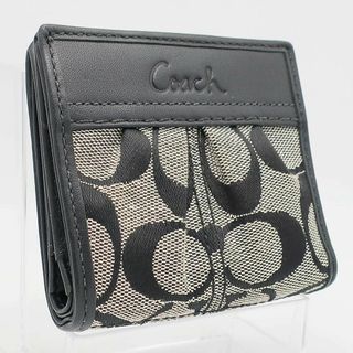 コーチ(COACH)の正規品 コーチ Coach ミニ財布 シグネチャーキャンバス カードケース(財布)