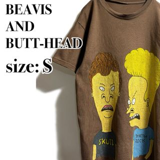 ヴィンテージ(VINTAGE)のBEAVIS BUTT-HEAD ビーバス バットヘッド ビッグプリント キャラ(Tシャツ/カットソー(半袖/袖なし))