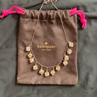 ケイトスペードニューヨーク(kate spade new york)のケイトスペード　ネックレス　ピンクゴールド(ネックレス)