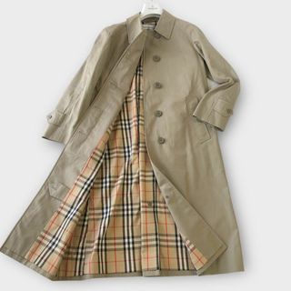 バーバリー(BURBERRY)のBURBERRY バーバリー ノバチェック　 ステンカラーコートXL FD080(ロングコート)