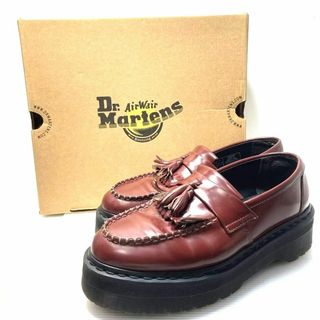 ドクターマーチン(Dr.Martens)の廃盤・箱付き　ドクターマーチン　タッセルローファー　MARLIE 　厚底　赤茶(ブーツ)